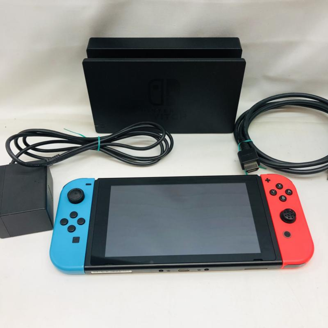 中古】本体S）ｼﾞｬﾝｸ)Switch 青/赤 ｹｰﾌﾞﾙ付き 動作未保証[22