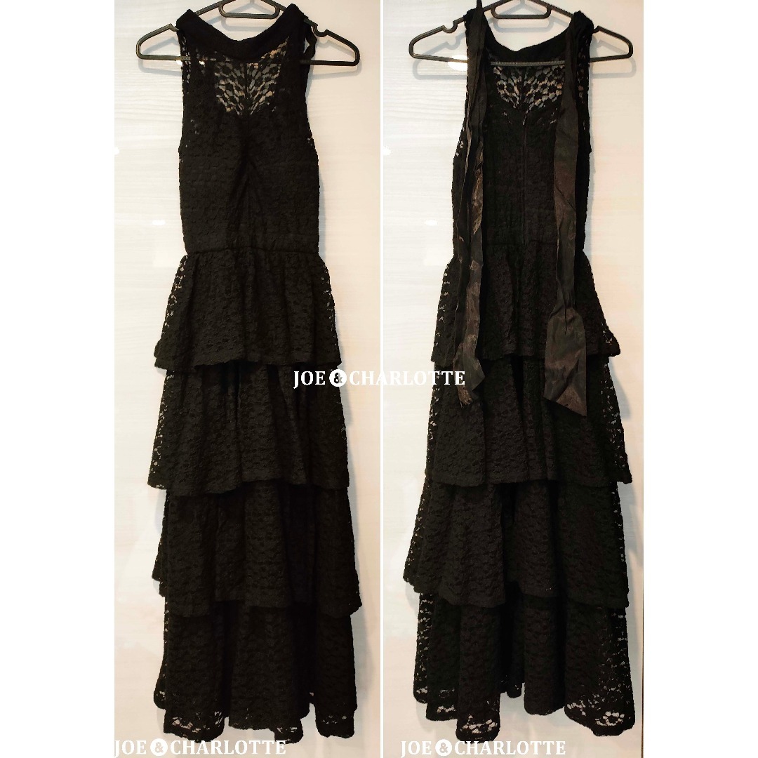 Darich - ダーリッチ darich バックリボンフラワーレースティアード