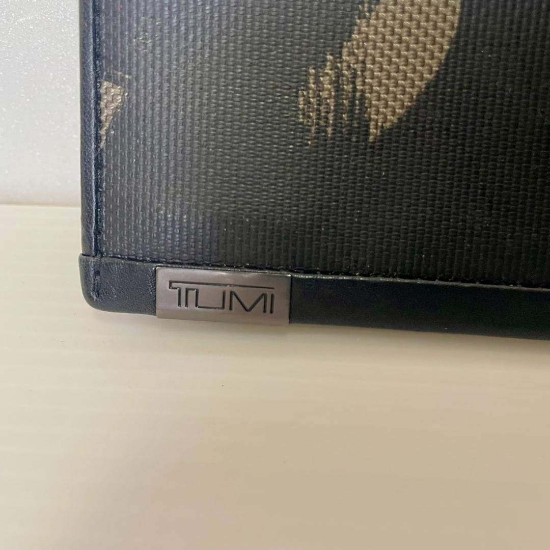 TUMI - TUMI トゥミ 名刺入れ カードケース ブラック レザー メンズ