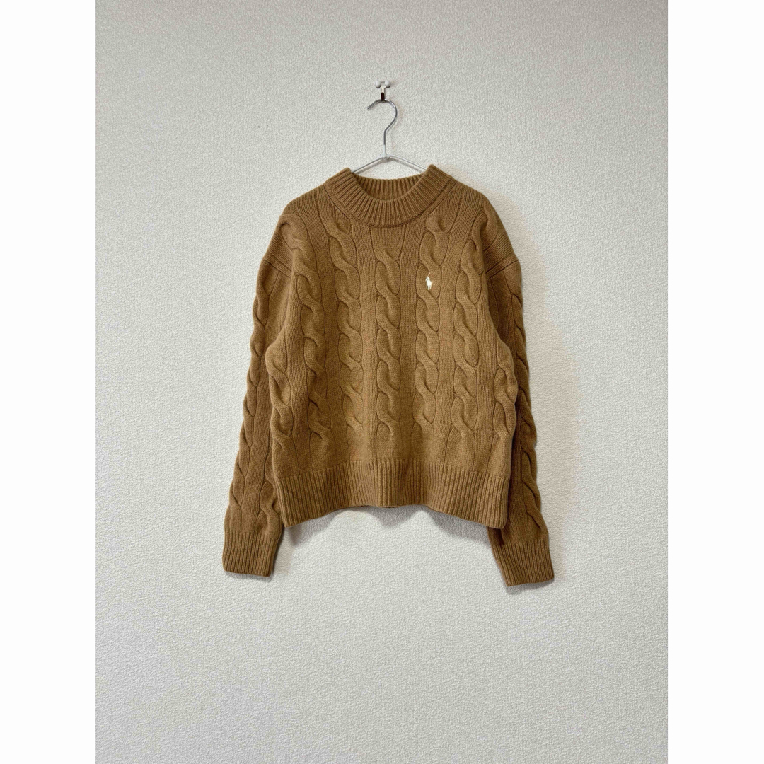 POLO RALPH LAUREN - 美品ラルフローレン ワンポイント刺繍太ケーブル