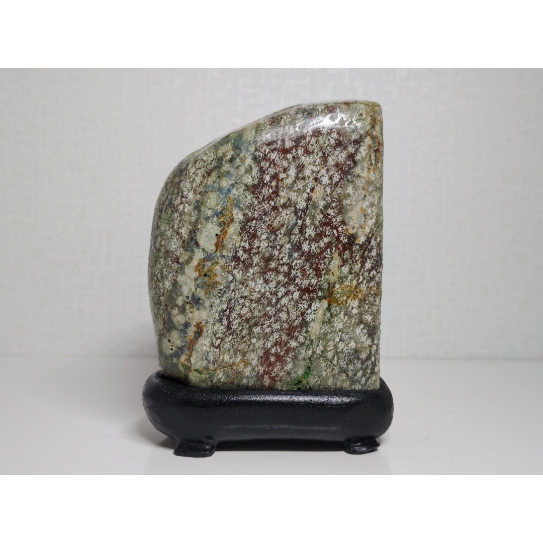 錦石 1.1kg 花紋石 小菊石 紋石 原石 鑑賞石 自然石 誕生石 鉱物 水石