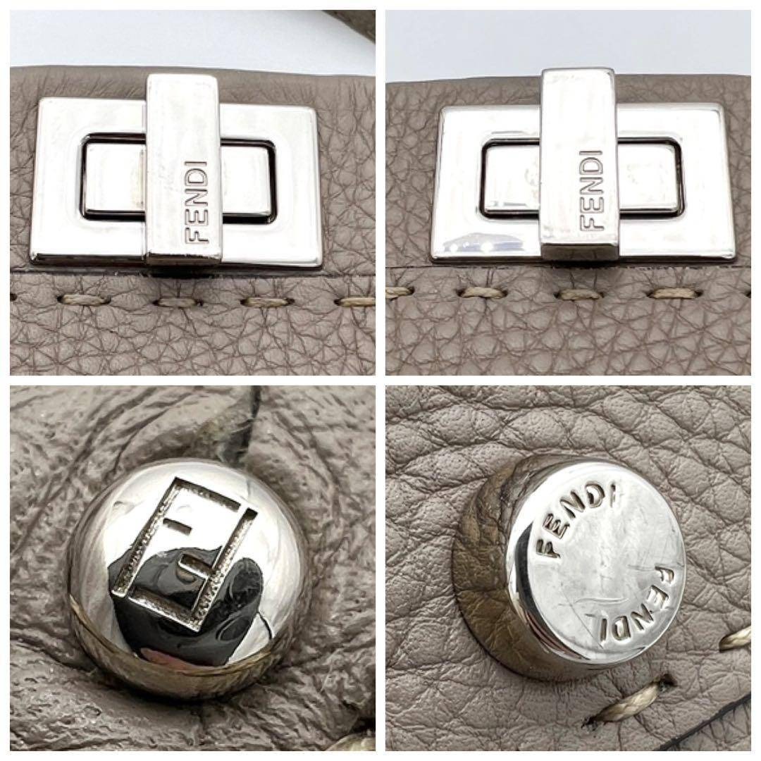 FENDI - FENDI フェンディ ピーカブー ミニ セレリア バッグ パイソン
