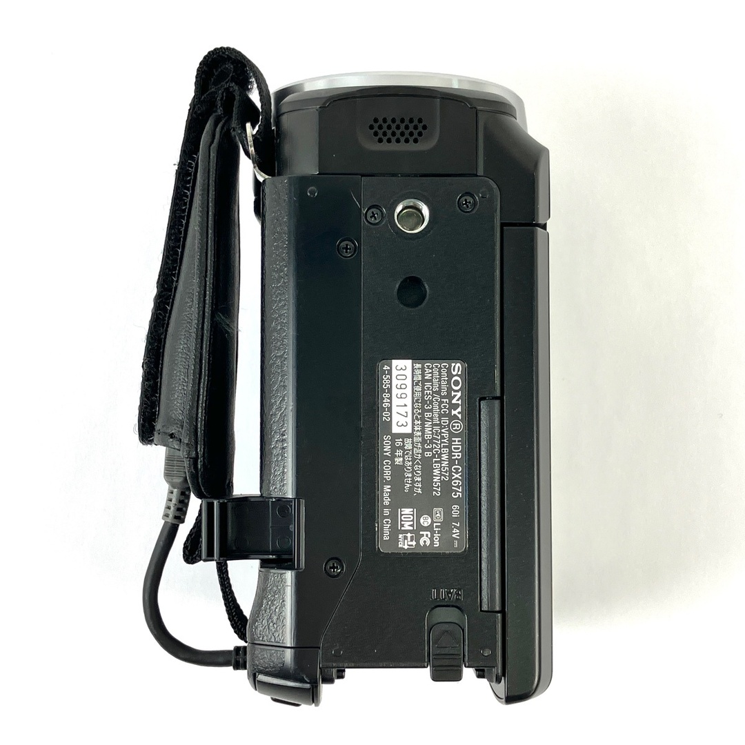 ソニー デジタルHDビデオカメラレコーダー HDR-CX675 ブラック 中古の