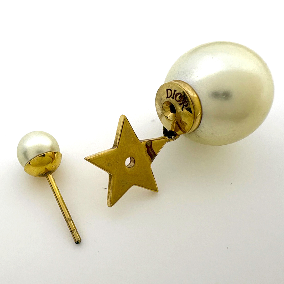 Christian Dior - クリスチャンディオール フェイクパール ピアス GP