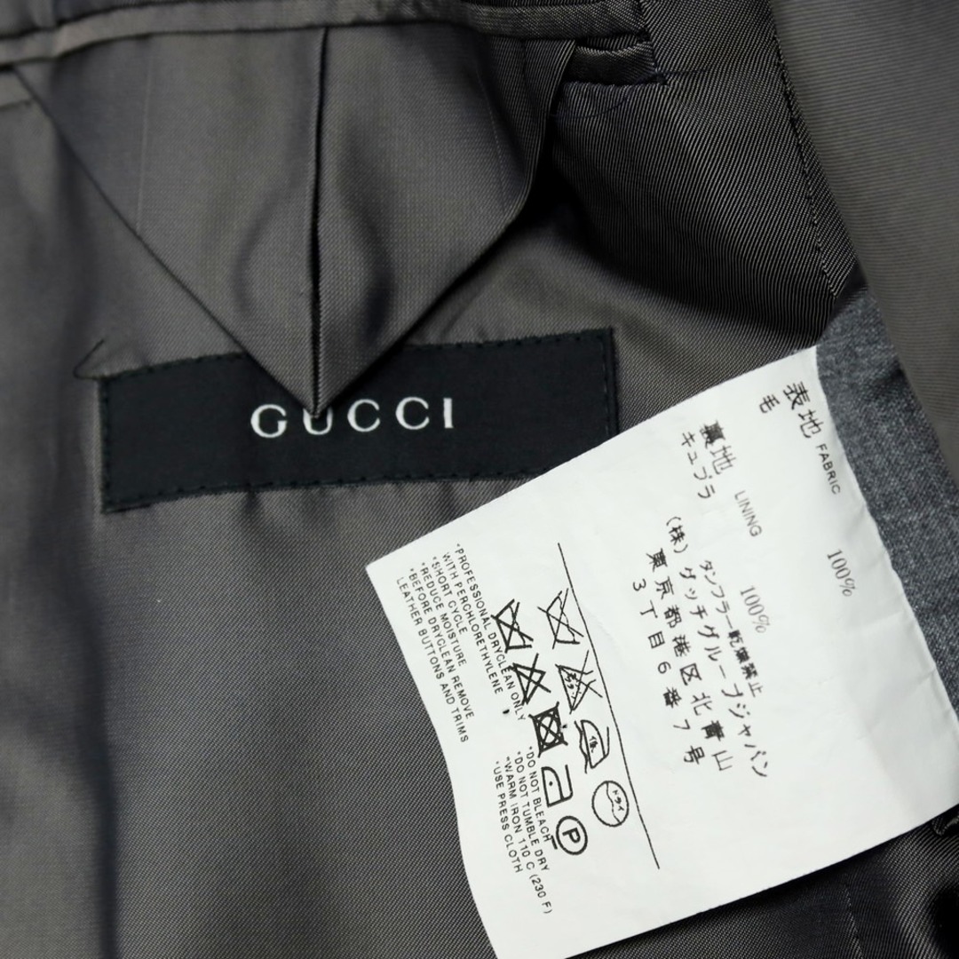 GUCCI - 【中古】グッチ GUCCI ウール ストライプ テーラード
