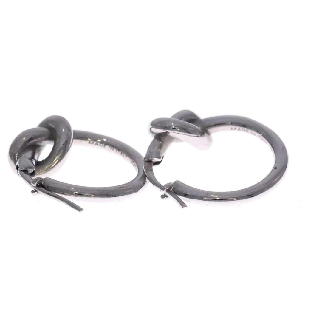 CELINE - CELINE セリーヌ ノット スモール フープピアス Ag925 SV