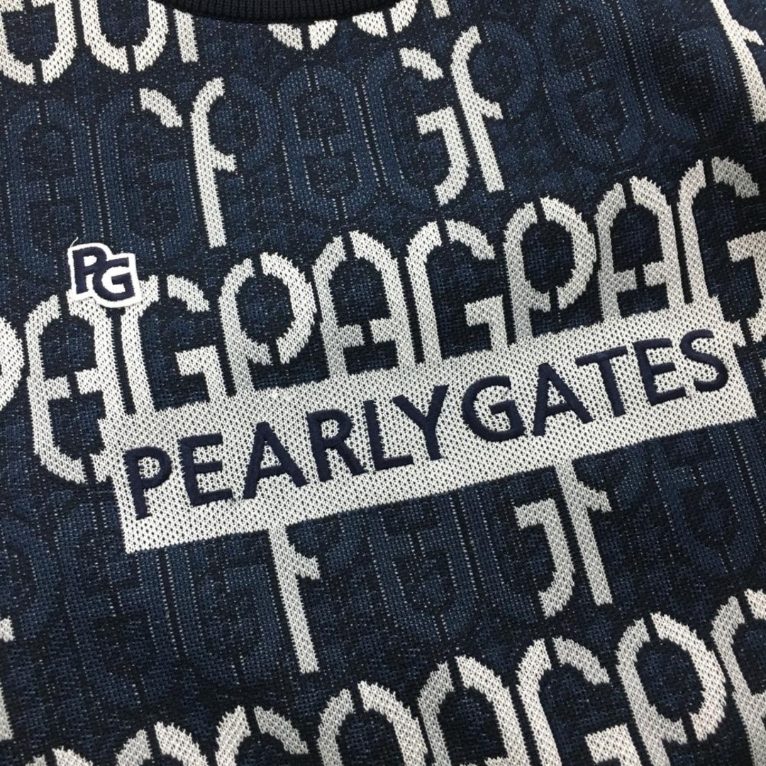 PEARLY GATES - 【美品】パーリーゲイツ ハイネックセーター ネイビー