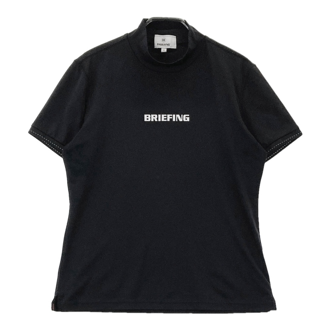 サイズ：M BRIEFING GOLF ブリーフィング 半袖モックネックTシャツ