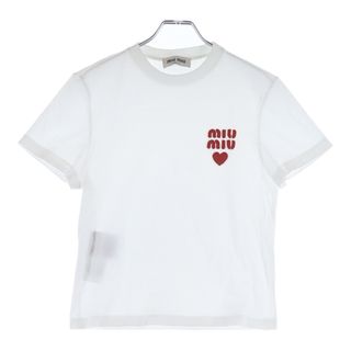 MIU MIU - miumiu 星柄 白Tシャツ 正規品 ミウッチャプラダ カットソー