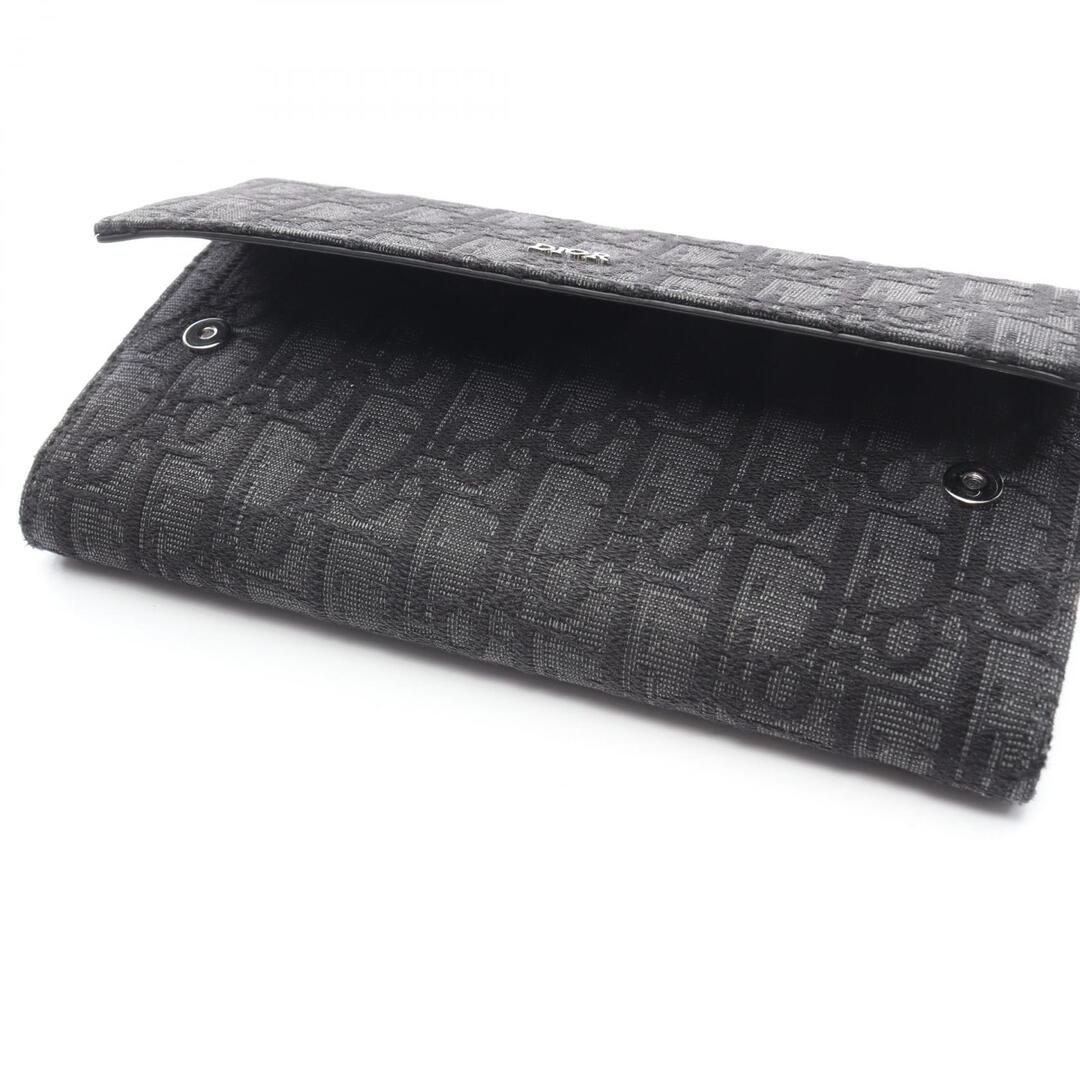 Dior - Dior ディオール 二つ折り長財布 オブリークジャカード ロング