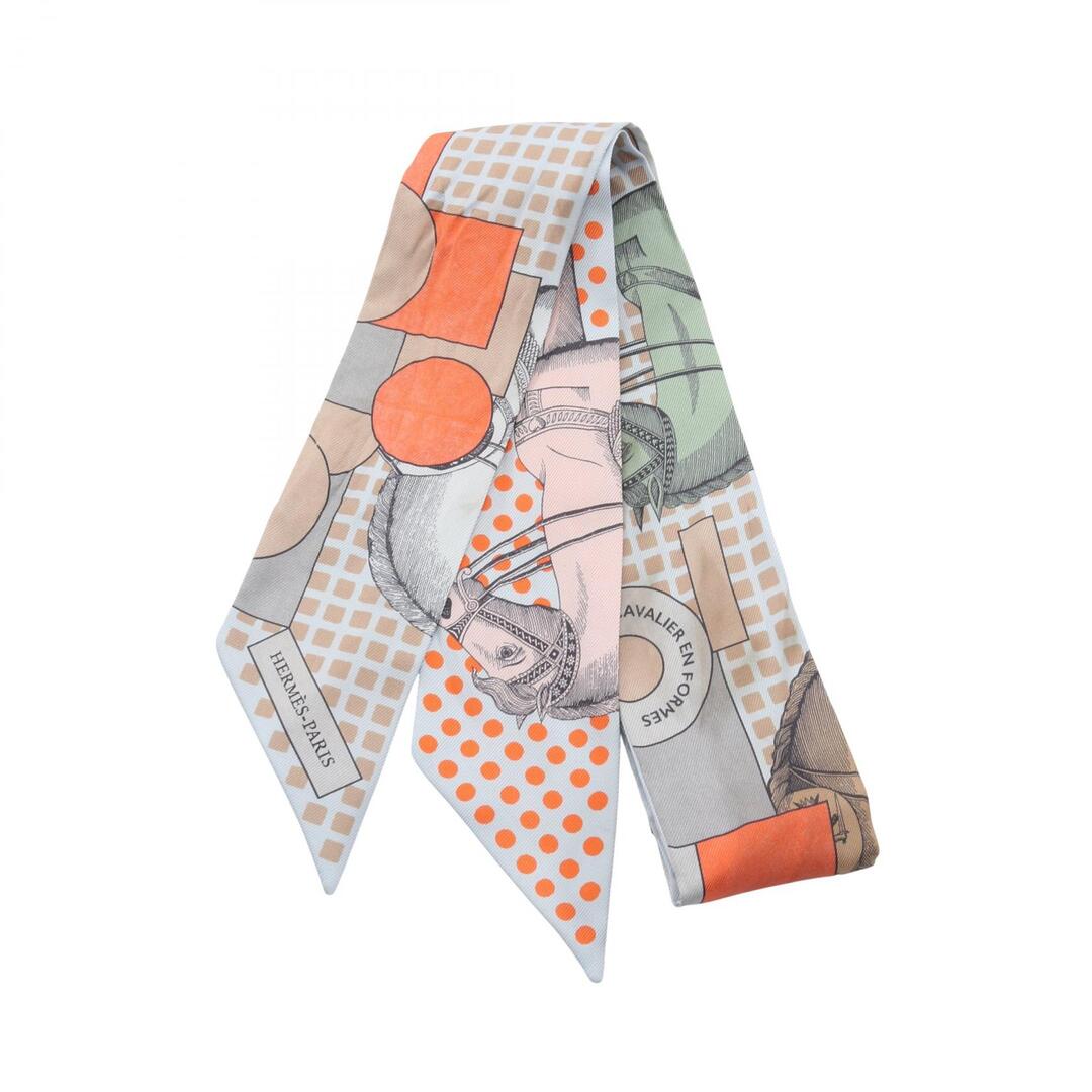 HERMES - エルメス HERMES ツイリー CAVALIER EN FORMES スカーフ 衣料