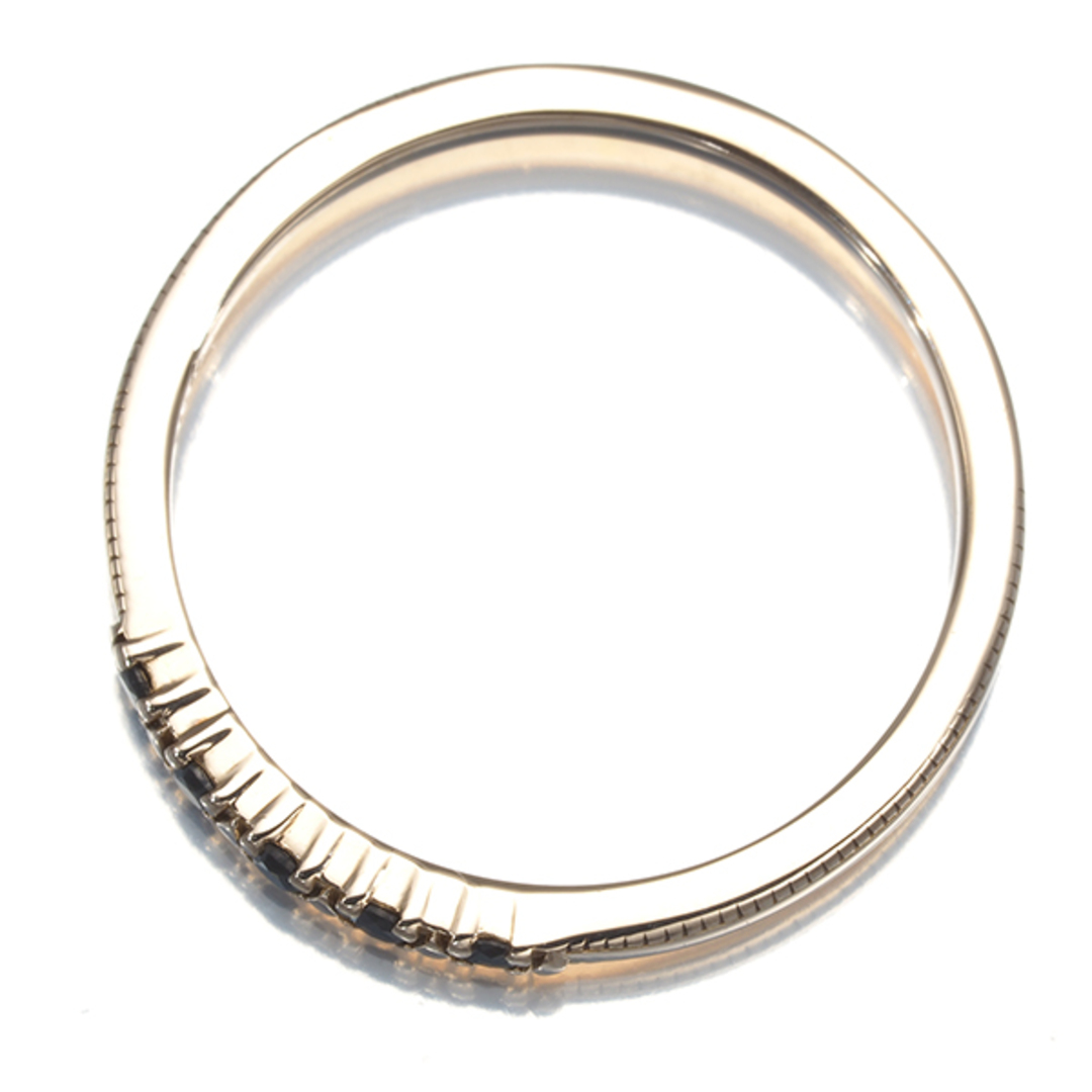 agete - アガット リング ブラックダイヤ ダイヤモンド 0.05ct 9号