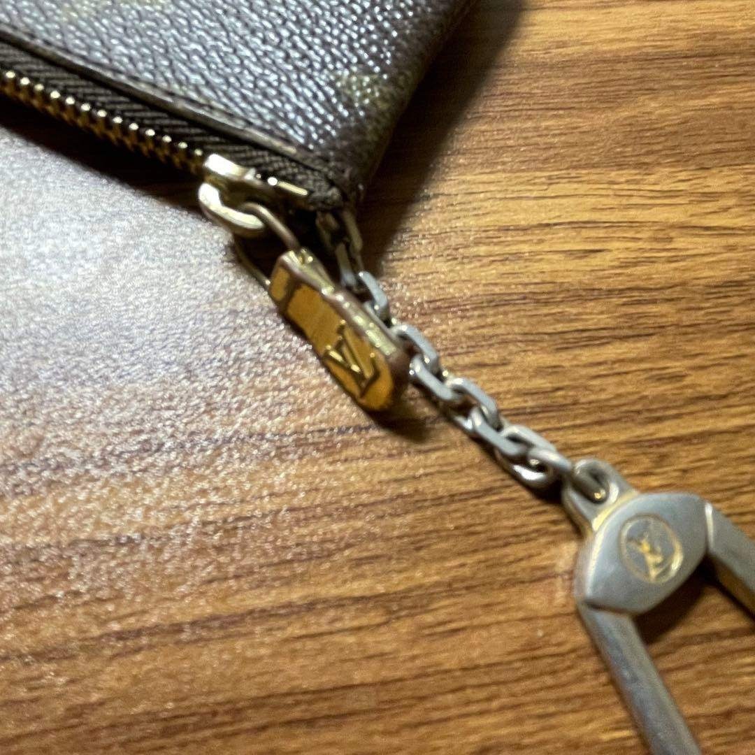 LOUIS VUITTON - 【美品】ルイヴィトン モノグラム ポシェットクレ