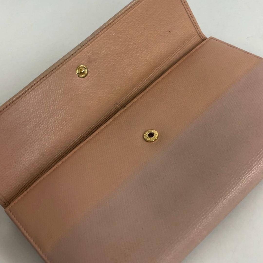 CHANEL - CHANEL シャネル ココボタン 長財布 ピンク レディース