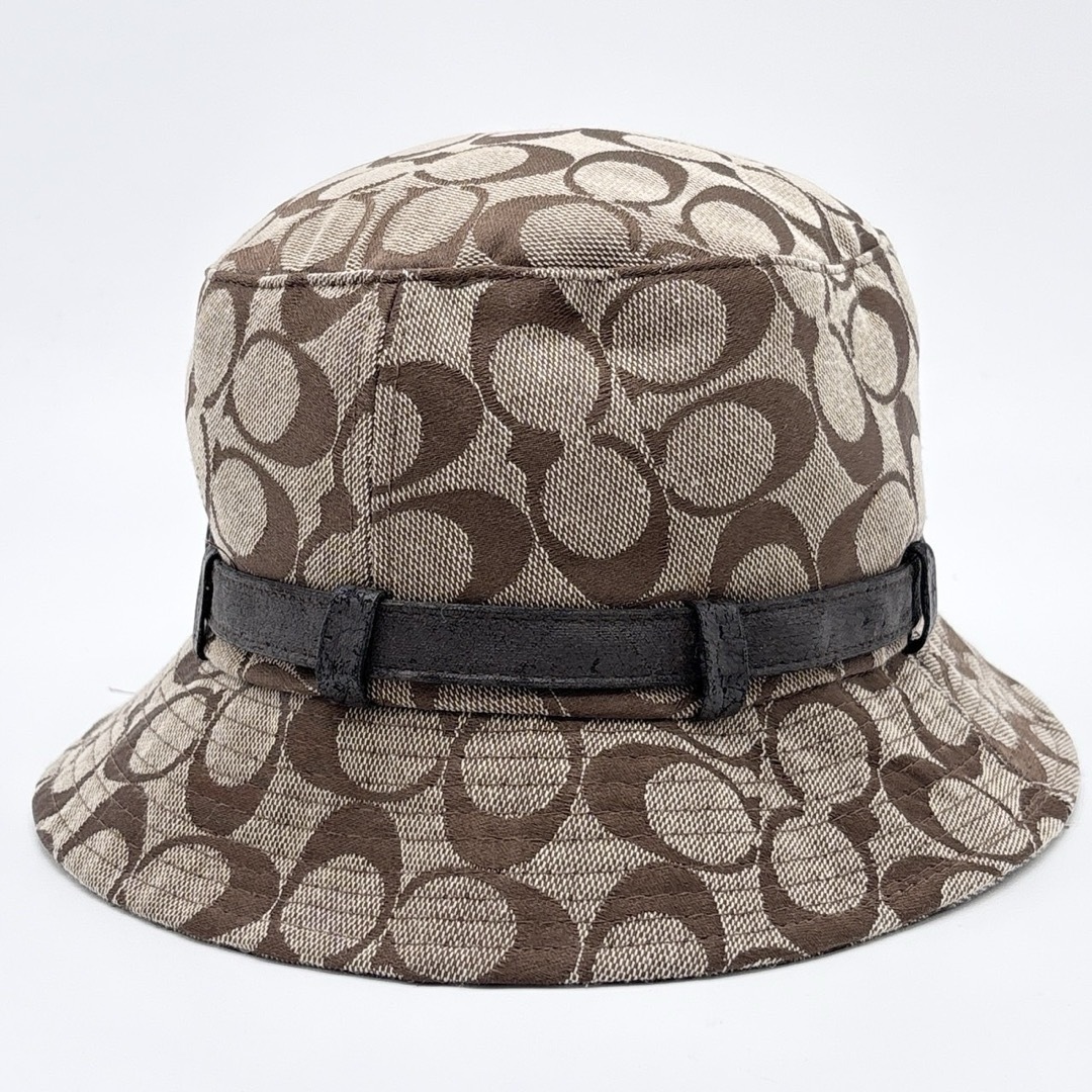 COACH - COACH コーチ バケットハットシグネチャーハット ブラウン系 M