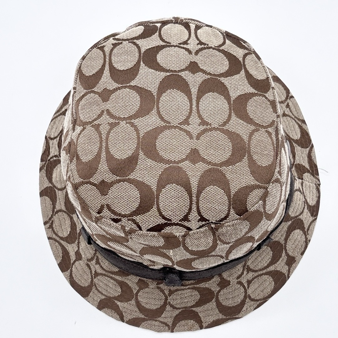 COACH - COACH コーチ バケットハットシグネチャーハット ブラウン系 M