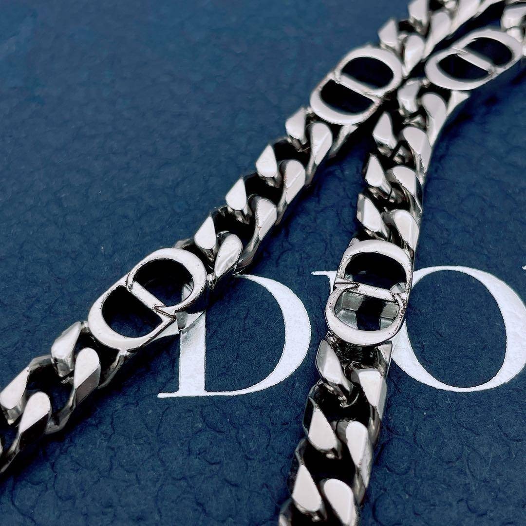 Christian Dior - Christian Dior ネックレス アイコン チェーン 喜平