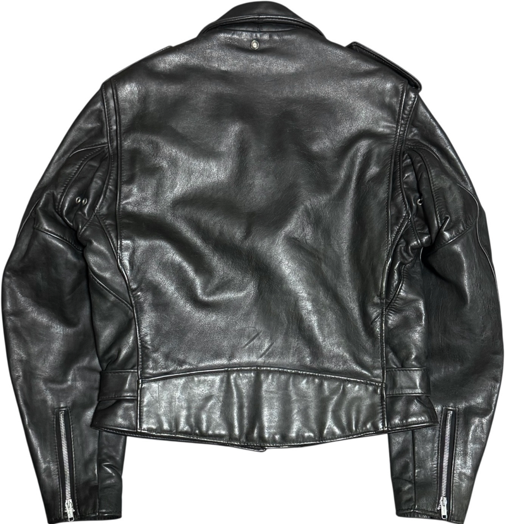 schott - Schott 618 USA製 ダブルライダースジャケット 40 ブラック