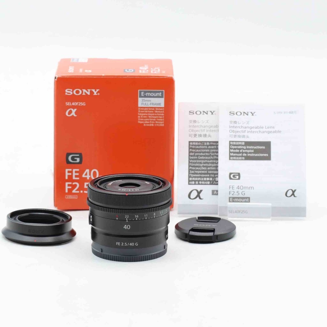 Sony FE 40mm F2.5 G SEL40F25G #967の通販 by MR.CAMERA｜ラクマ