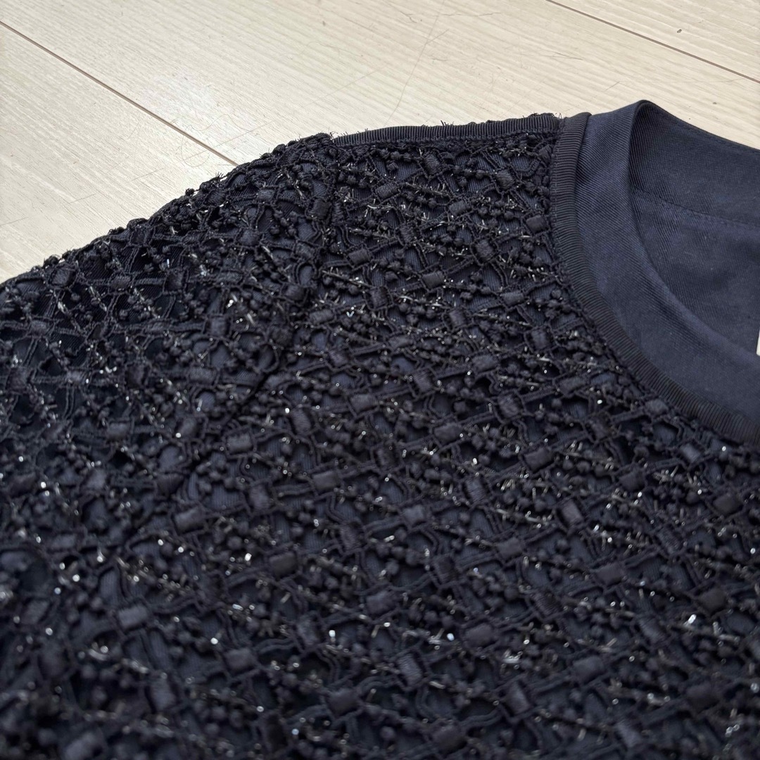 ADORE - ADORE 38 アドーア シルク ウール ネイビー ジャケット 定価