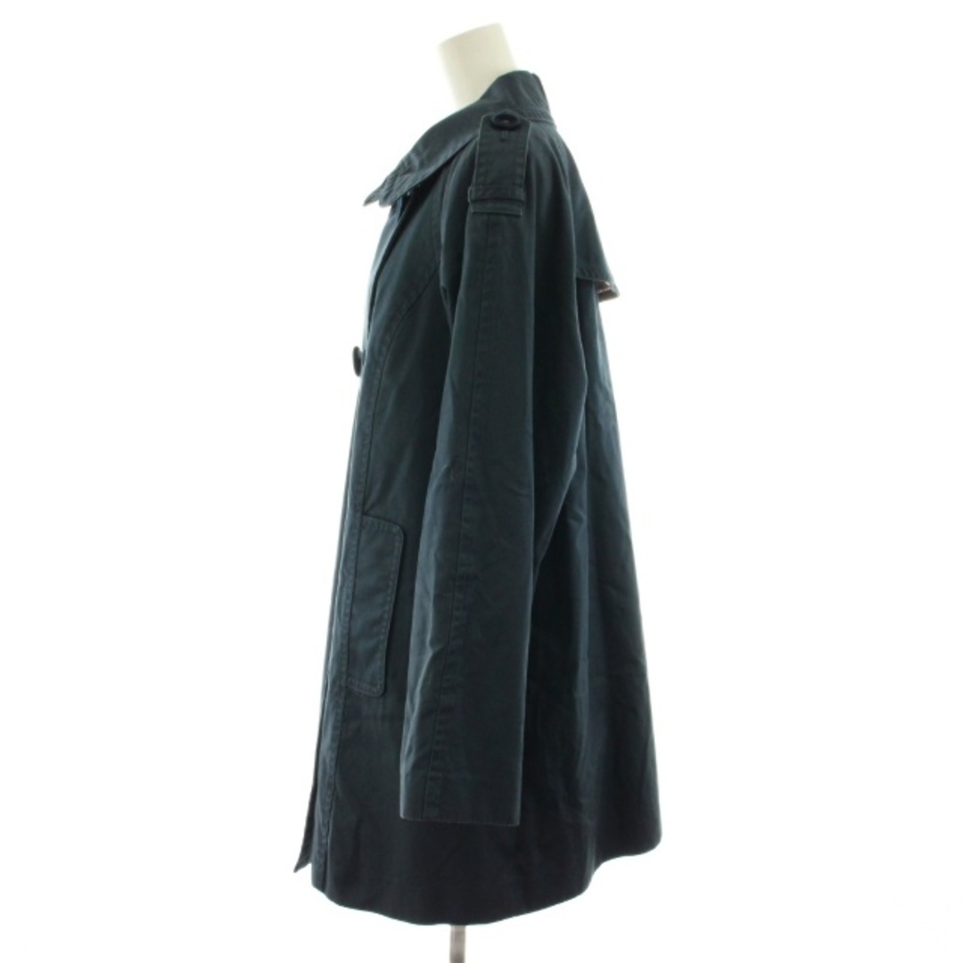 franche lippee - フランシュリッペ BLACK ステンカラーコート ミドル