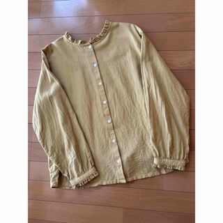 yori スプリングツイードライクブラウス グレーの通販 by しんかん's