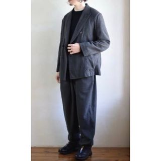 COMOLI - COMOLI ウール2Bジャケット ウール2タックパンツ