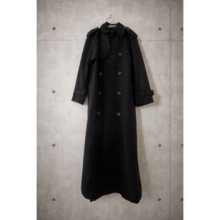 ebure - ebure メランジビーバー フーデットロングコート (ライト