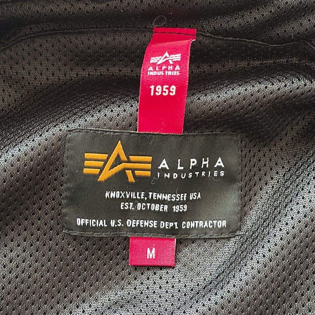 ALPHA INDUSTRIES - ALPHA フライトジャケット MA-1タイプ 刺繍ロゴ