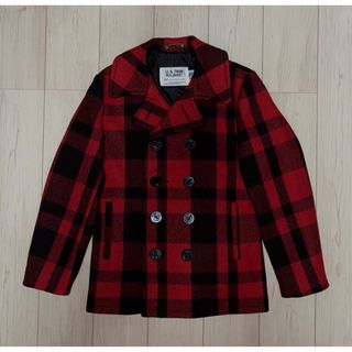 schott - 32 美品 Schott 769 ライダースPコート 黒 銀 ライダース