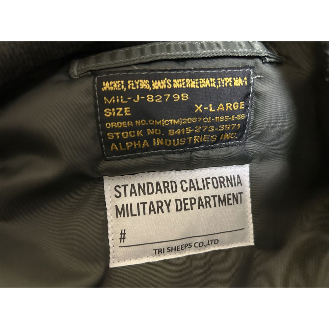 STANDARD CALIFORNIA - キムタク 私物 STANDARD CALIFORNIA ALPHA MA-1