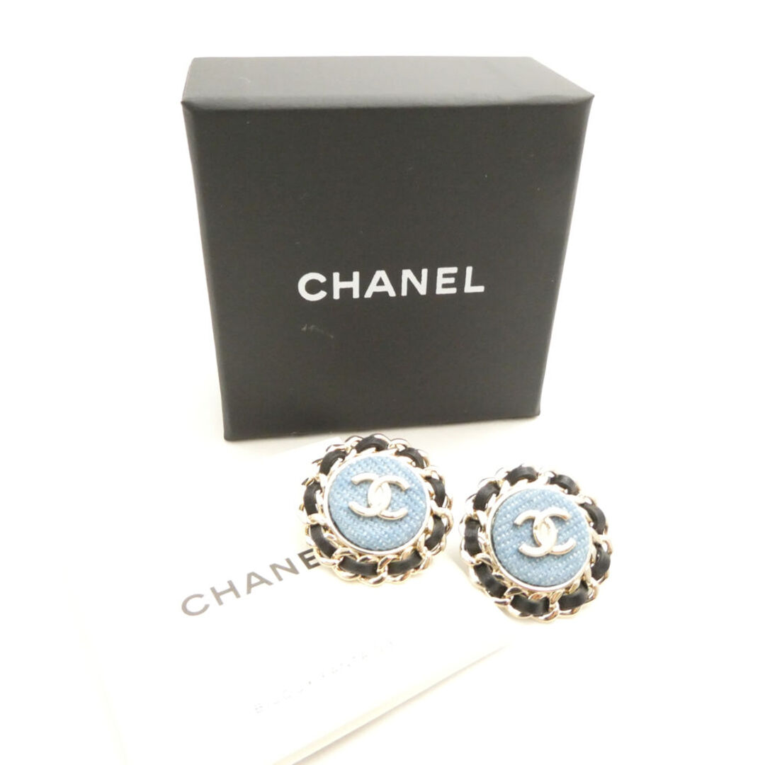 CHANEL - 美品 CHANEL シャネル ピアス B25P ココマーク デニム