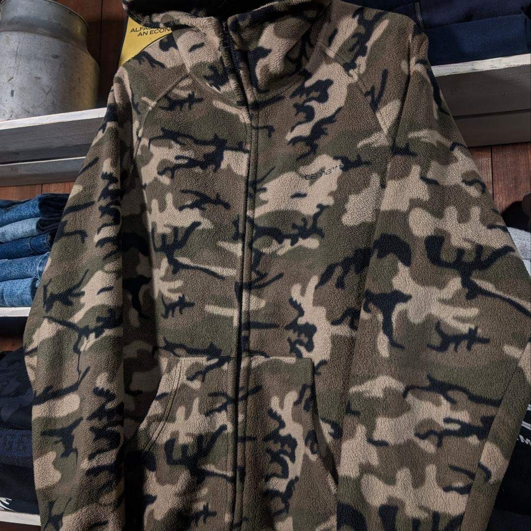 carhartt - 00s old Carhartt タイガーカモ ジップパーカー ワン