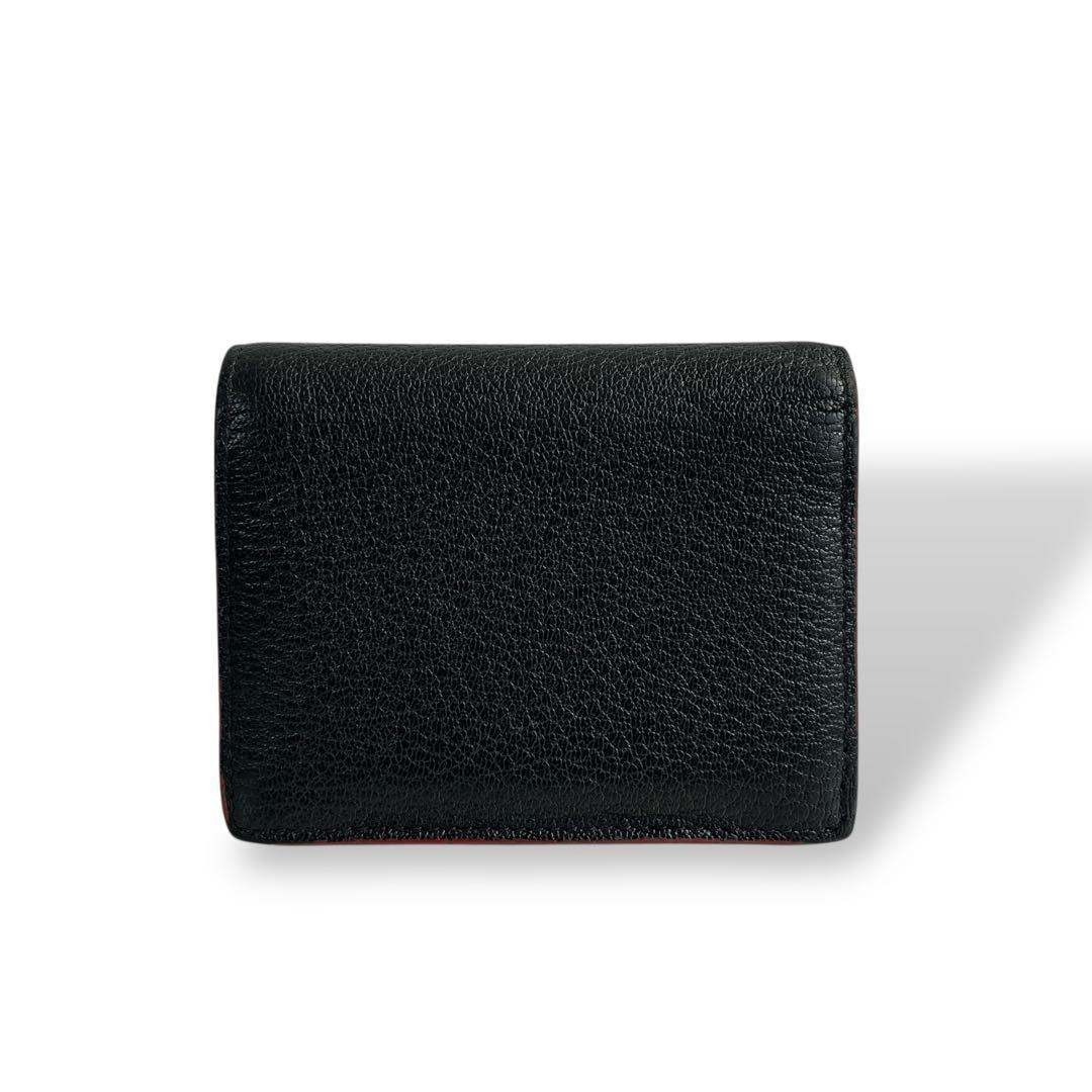 MIU MIU - ミュウミュウ マドラス 折り財布 ハート ゴールドロゴ バイ