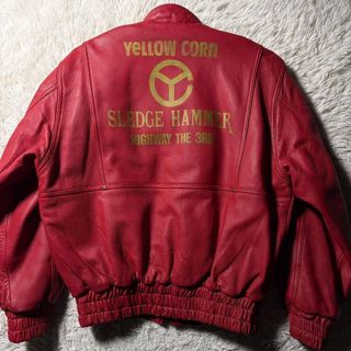 YeLLOW CORN - イエローコーン ライダース ジャケット 本革 シングル