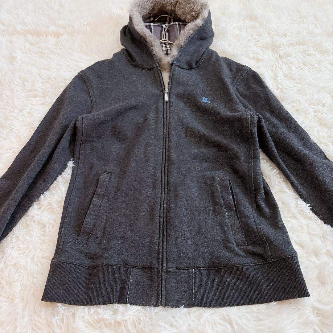 BURBERRY BLACK LABEL - バーバリーブラックレーベル ラビットファー