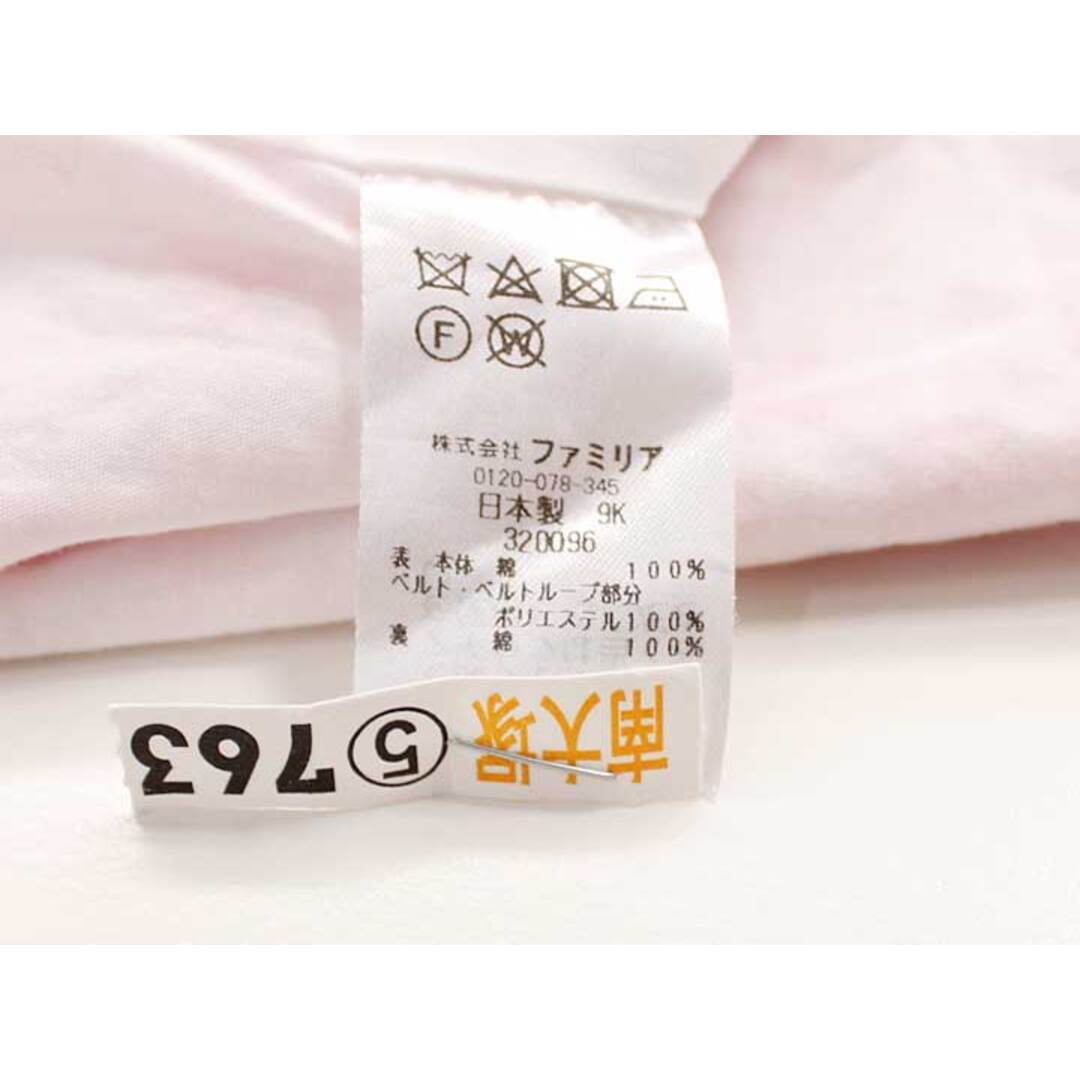 familiar - ファミリア 半袖ワンピース 130cm キッズ 女児 ピンク 卒業