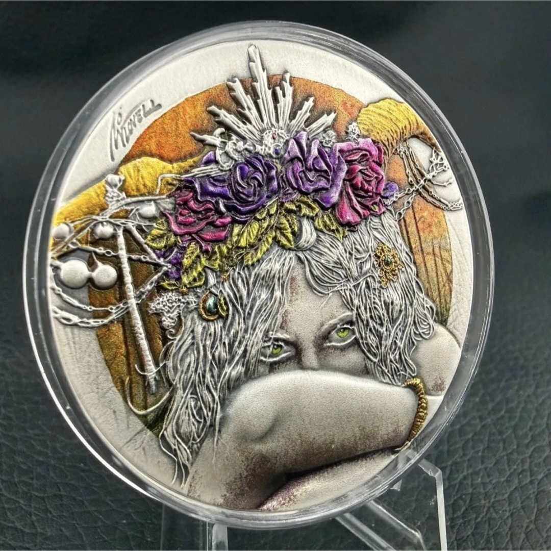 銀貨 ダークビューティーズ ファウナ カラー 超古風仕上げ 大型