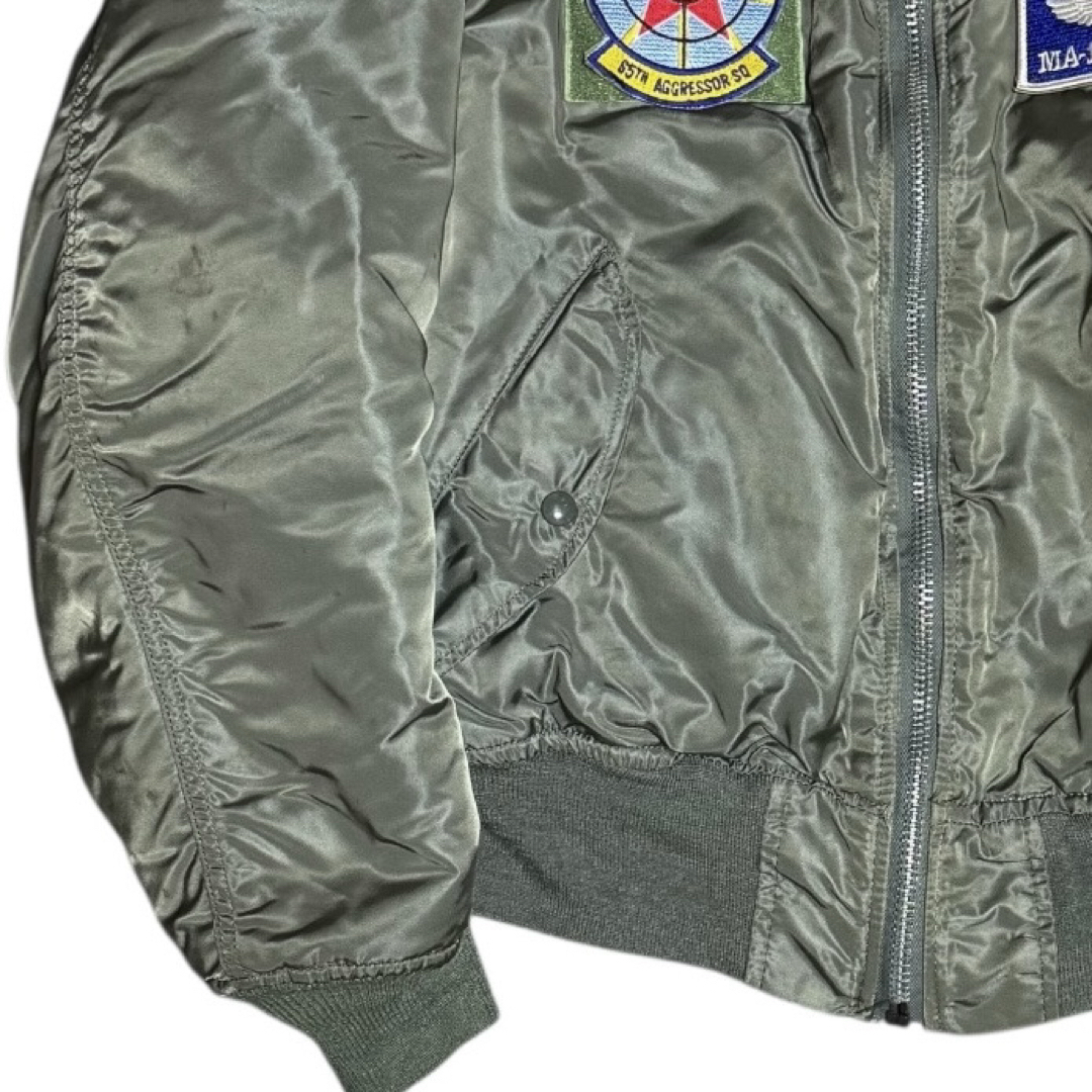 ALPHA INDUSTRIES - ALPHA 80s USA製 ビンテージ MA-1 ボンバー