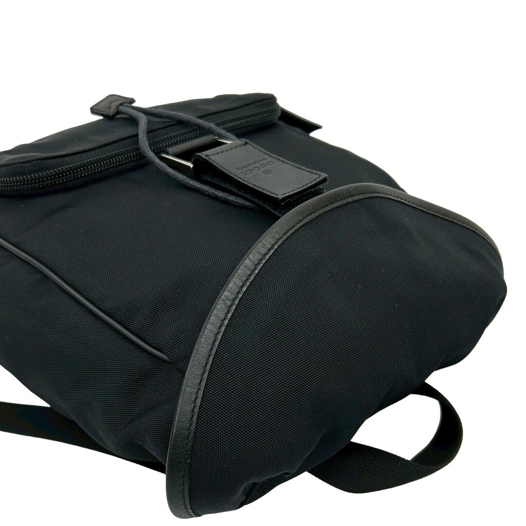 GUCCI - 極 美品 GUCCI グッチ ロゴ ナイロン カーフ レザー 本革 ミニ