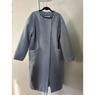 SM2 - サマンサモスモス タスマニアウール 2WAY襟ロングコート