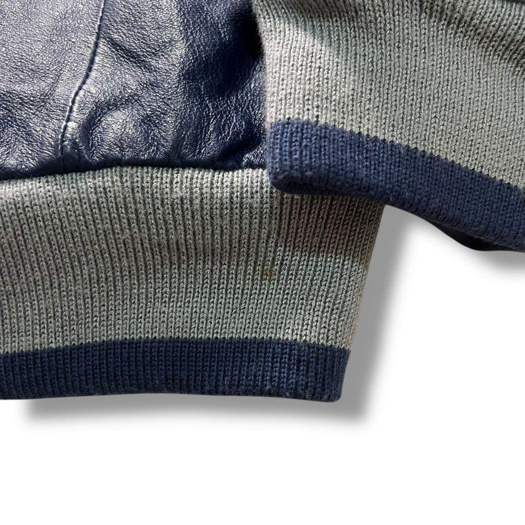 90s NFL COWBOYS ダラスカウボーイズ オールレザースタジャン 本革