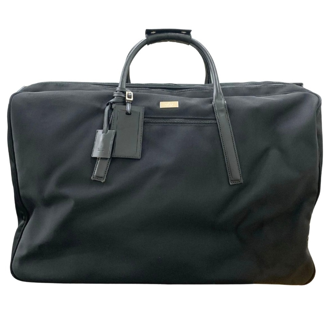 GUCCI - グッチ ロゴ ボストンバッグ ナイロン シンプル ブラック 黒