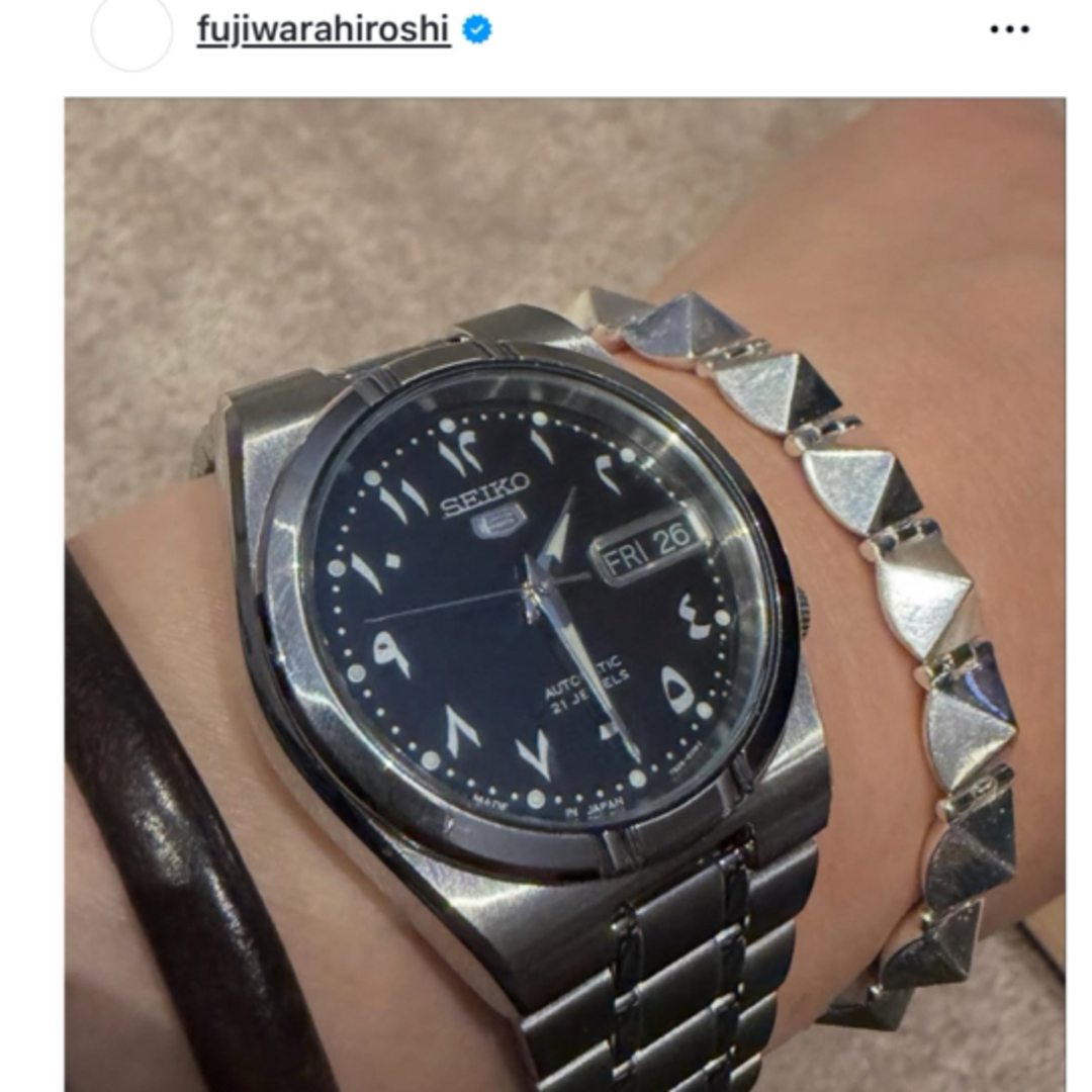 SEIKO - 【未使用品】 SEIKO5 (SNK063J5) Fragment 藤原ヒロシの通販