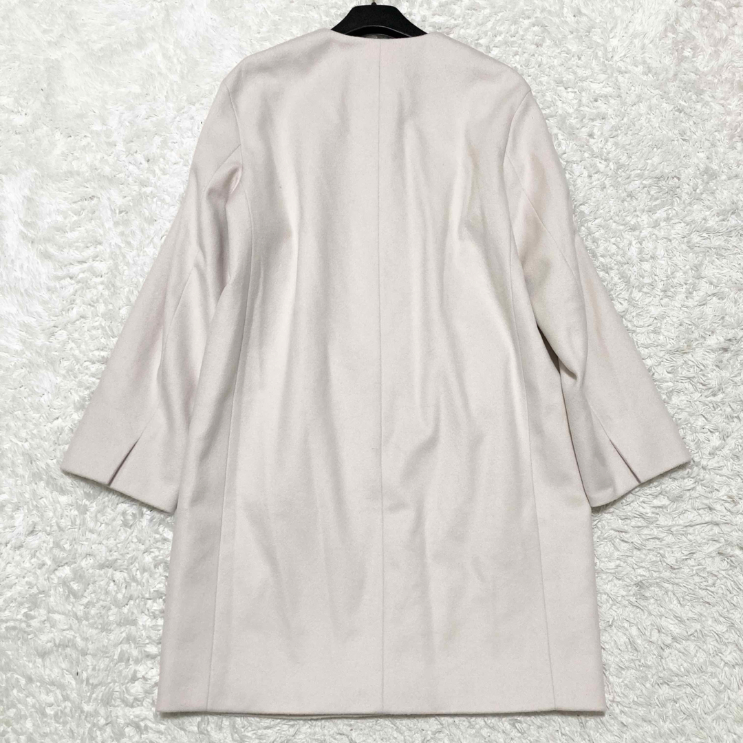 23区 - 美品♡ 23区 ウールカシミヤビーバー ノーカラー コート ピンク