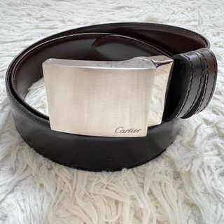 Cartier - カルティエ サントス リバーシブルベルト カーフレザー