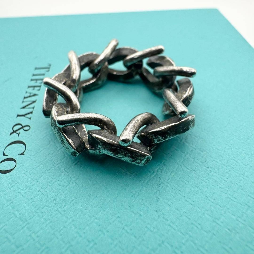 ティファニー フォージ リング いぶし仕上げ 指輪 シルバー925 指輪 11号