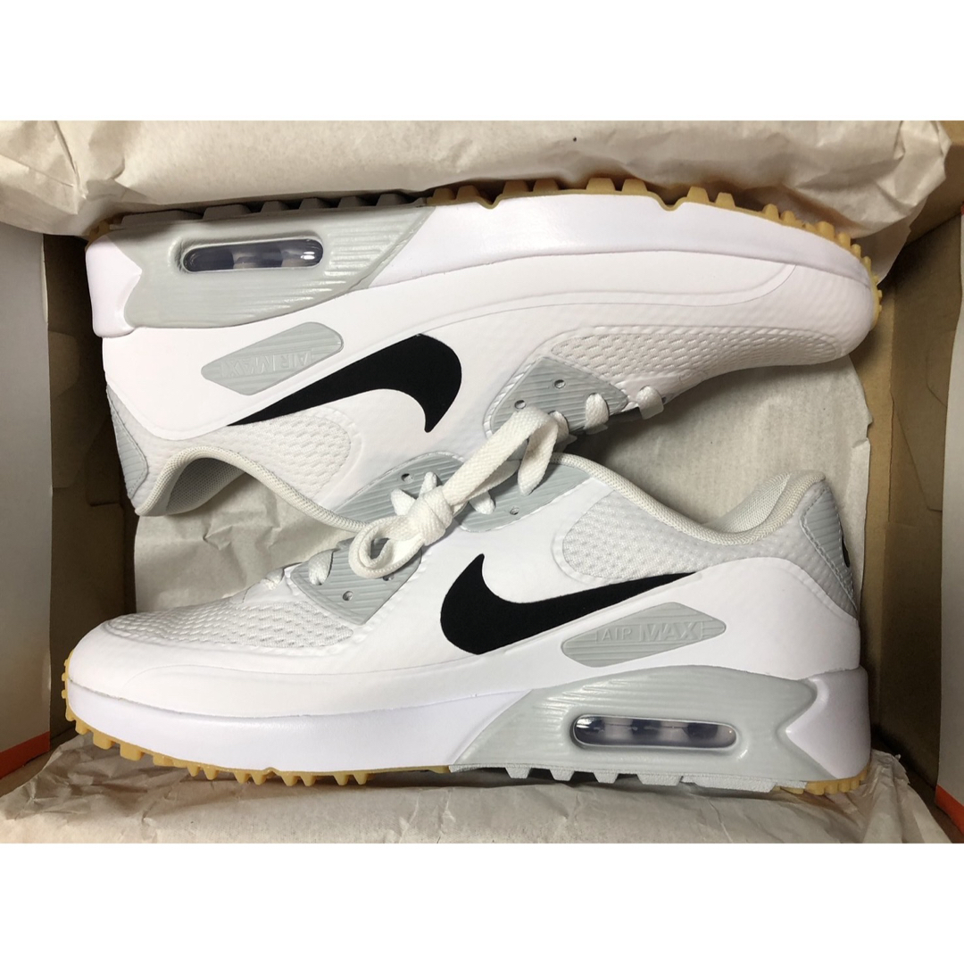 NIKE - 新品 27.5cm ナイキ エアマックス 90 G ゴルフシューズ 白 黒