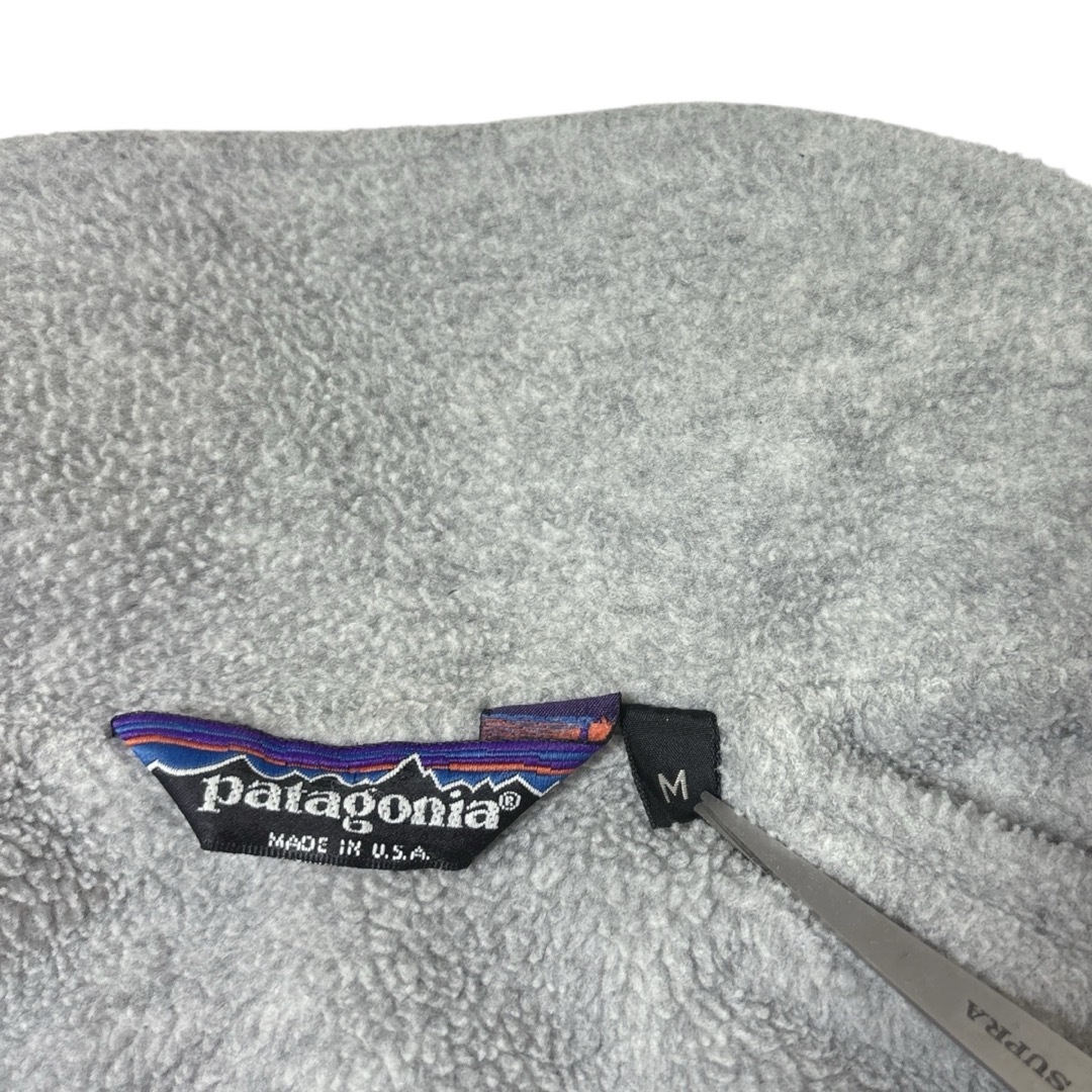 patagonia - 80s パタゴニア シェルドシンチラジャケット ネイビー usa