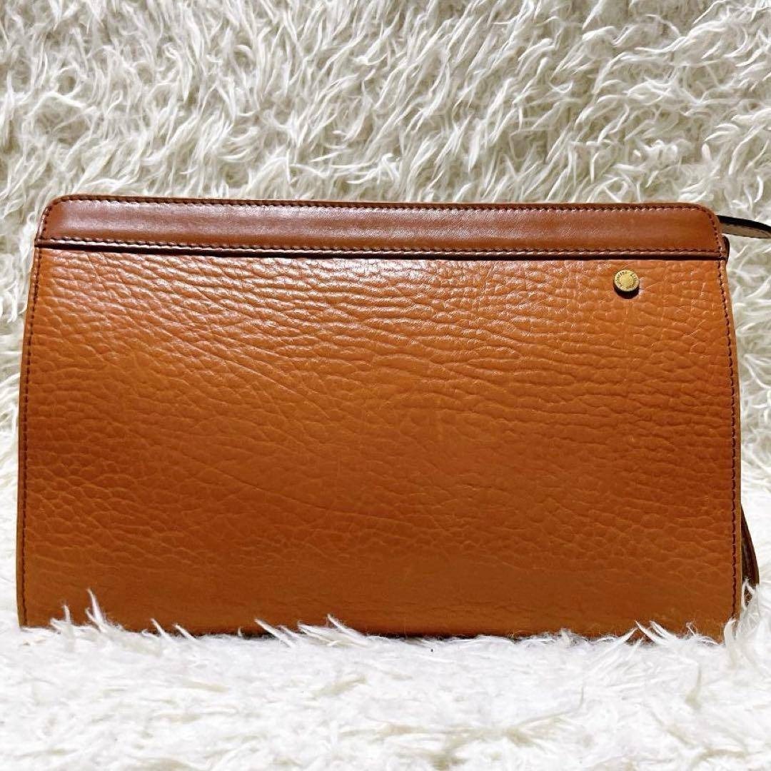 BURBERRY バーバリー クラッチバッグ セカンドバッグ ブラウン メンズ